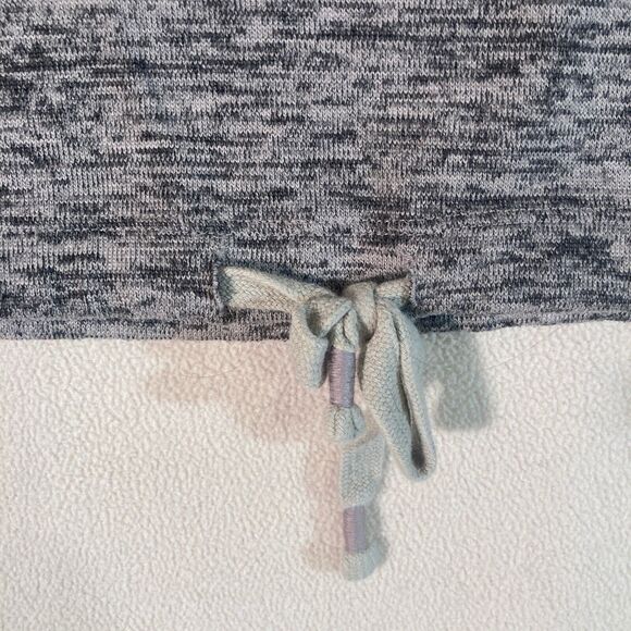 Athleta Blissful Hoodie S Tan/Black Cowl Neck Thumb Holes Classic Outdoor Layer - Picture 8 of 10
